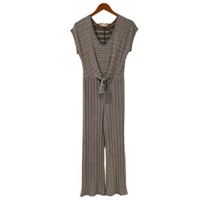 Caution to the wind patterned romper. Size medium